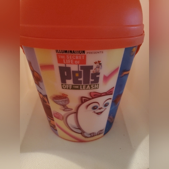Universal Studio The Secret Life Of Pets Off The Leash Popcorn Bucket - Picture 1 of 8